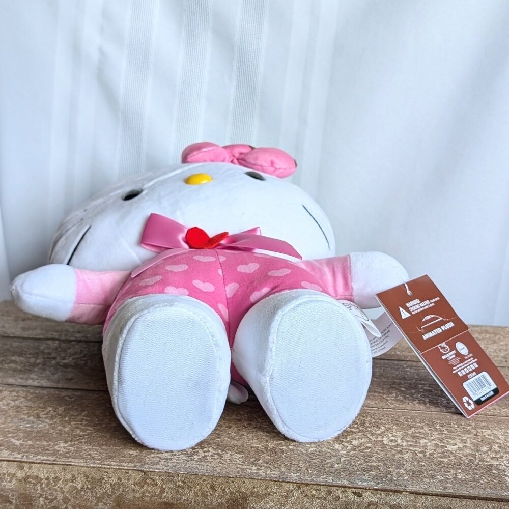 Sanrio Hello Kitty Valentines Day Animated Side Stepper Plush NWT - Picture 6 of 8